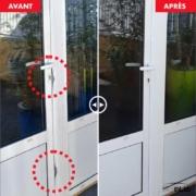 Réparation d'une porte fenêtre en PVC